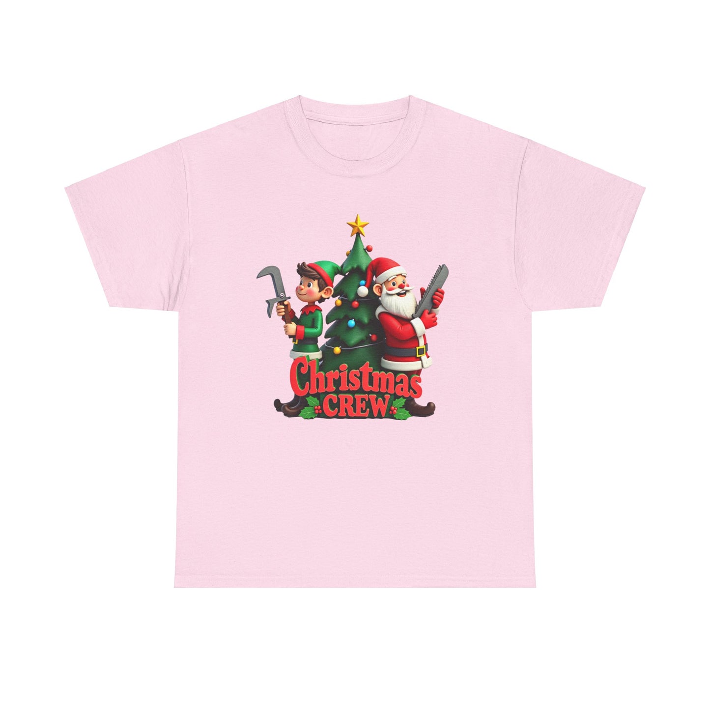 Funny Christmas Crew Tee, Holiday Humor Shirt, Unisex Cotton T-Shirt, Xmas Joke Top, Festive Graphic Tee