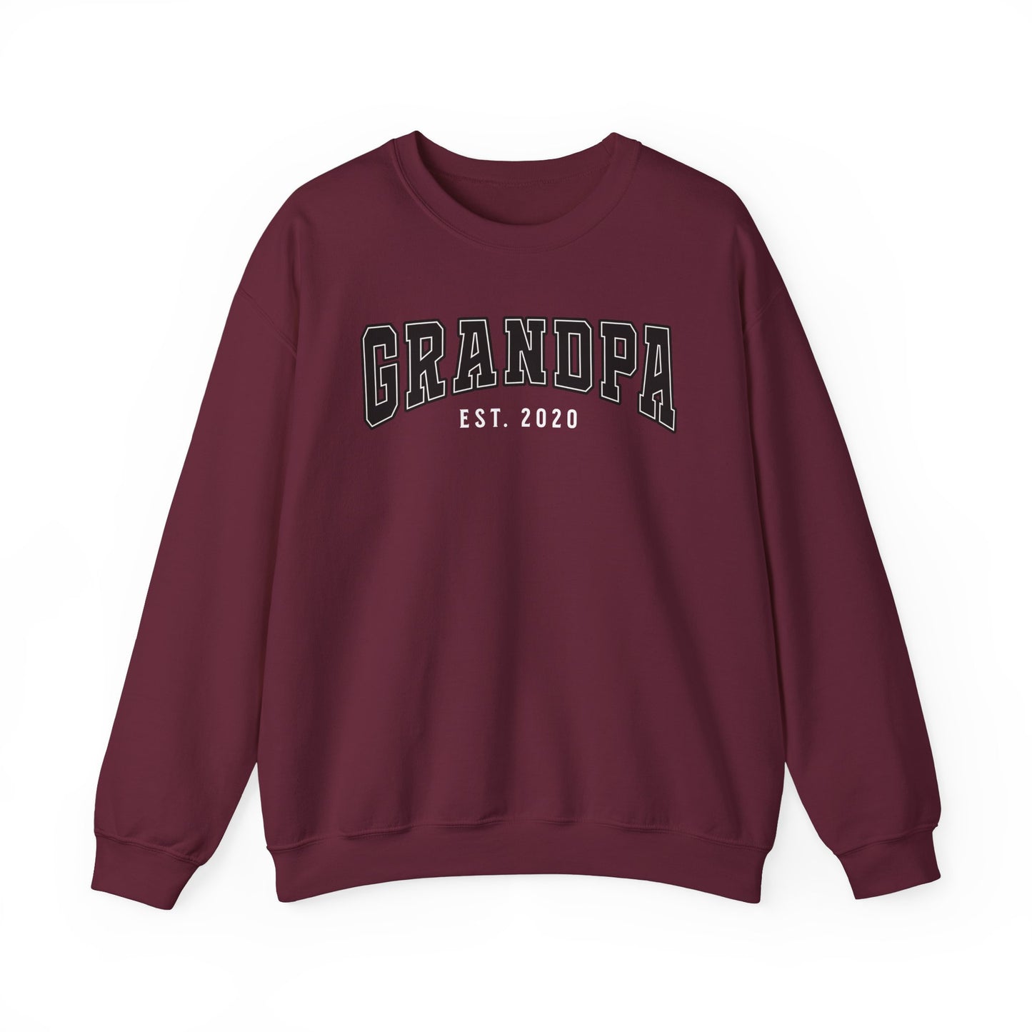 Personalized Gift for Grandfather, Personalized Varsity Sweatshirt, Custom Crewneck Jumper, Family Reunion Sweatshirt, Grandpa Present, Cozy