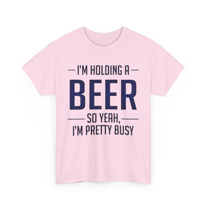 Hold My Beer Unisex Tee, Hilarious Drunk Friend Gift, Beer Lover Shirt, Funny Drinking Graphic Tee, Party Humor T-Shirt