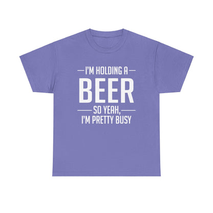 Hold My Beer Unisex Tee, Hilarious Drunk Friend Gift, Beer Lover Shirt, Funny Drinking Graphic Tee, Party Humor T-Shirt