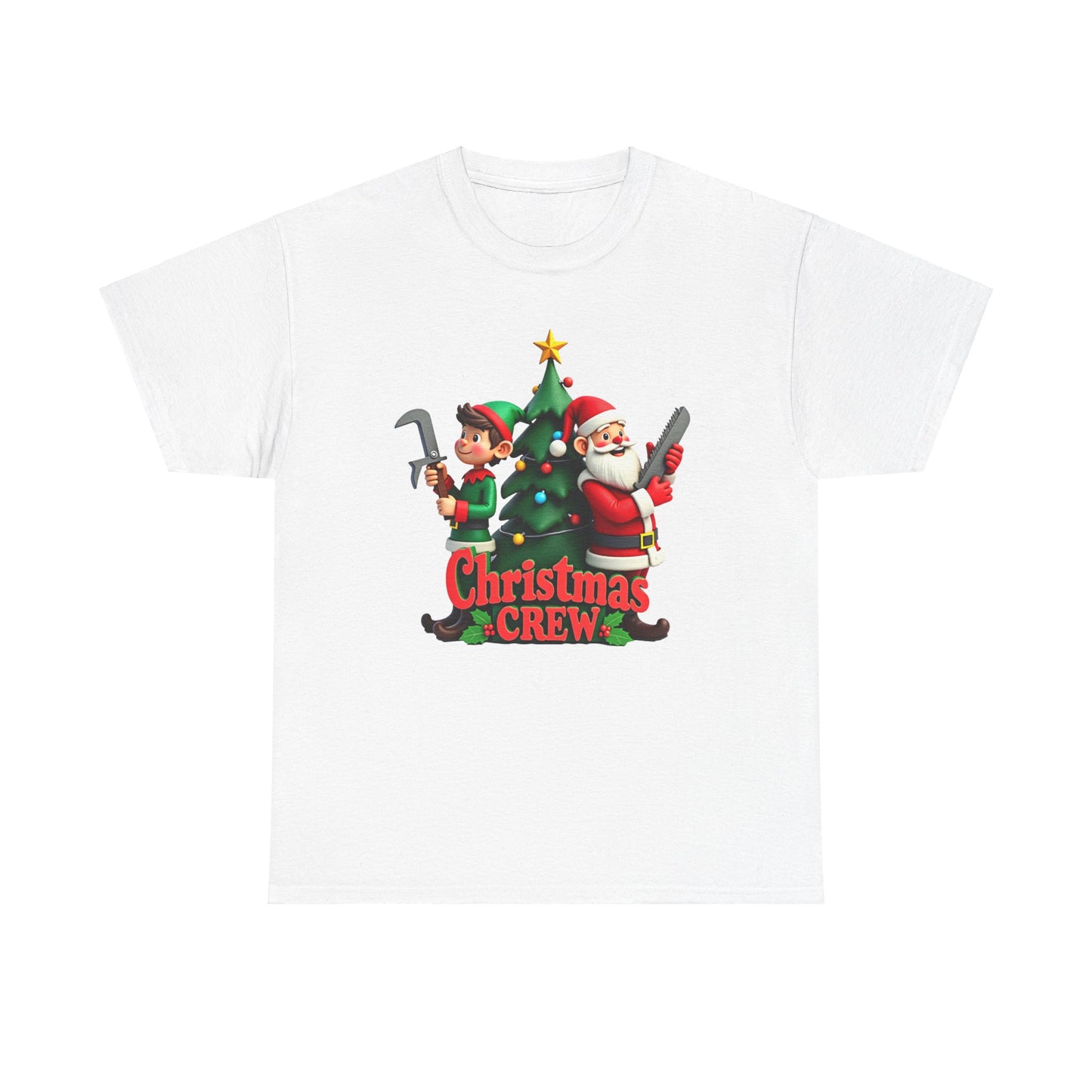 Funny Christmas Crew Tee, Holiday Humor Shirt, Unisex Cotton T-Shirt, Xmas Joke Top, Festive Graphic Tee