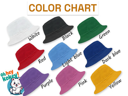 Custom Logo Bucket Hat - Personalized Photo Cap, Custom Design Baseball Cap, Unique Print Bucket Hat, Customizable Sun Hat, Custom