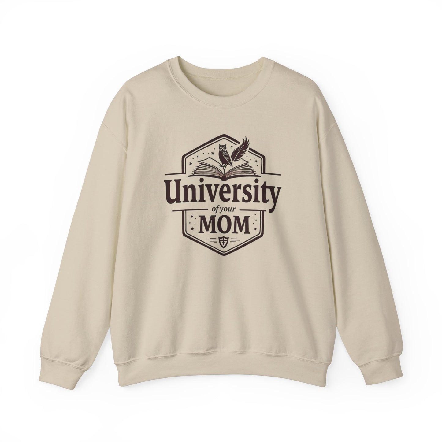 University of Your Mom Sweatshirt, College Crewneck Jumper, Funny Mom Gift, Mother's Day Apparel, Mom's Birthday Present, Parent Humor Top