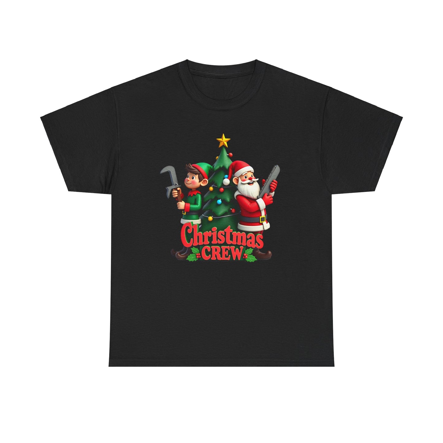 Funny Christmas Crew Tee, Holiday Humor Shirt, Unisex Cotton T-Shirt, Xmas Joke Top, Festive Graphic Tee