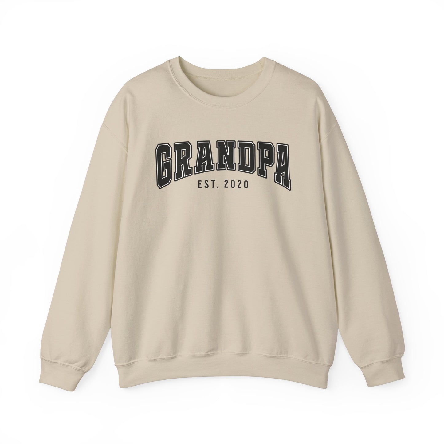 Personalized Gift for Grandfather, Personalized Varsity Sweatshirt, Custom Crewneck Jumper, Family Reunion Sweatshirt, Grandpa Present, Cozy