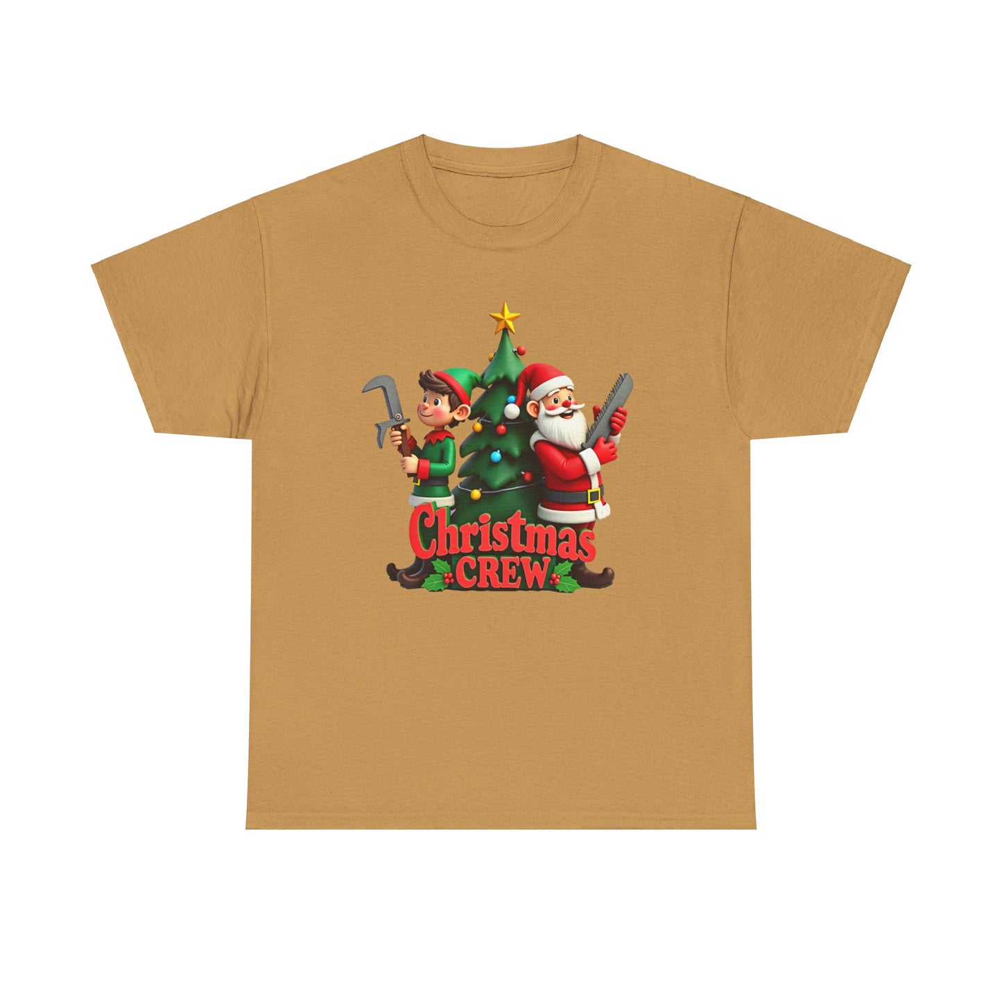 Funny Christmas Crew Tee, Holiday Humor Shirt, Unisex Cotton T-Shirt, Xmas Joke Top, Festive Graphic Tee