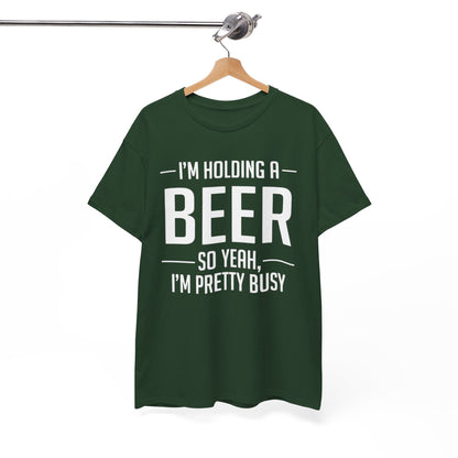 Hold My Beer Unisex Tee, Hilarious Drunk Friend Gift, Beer Lover Shirt, Funny Drinking Graphic Tee, Party Humor T-Shirt