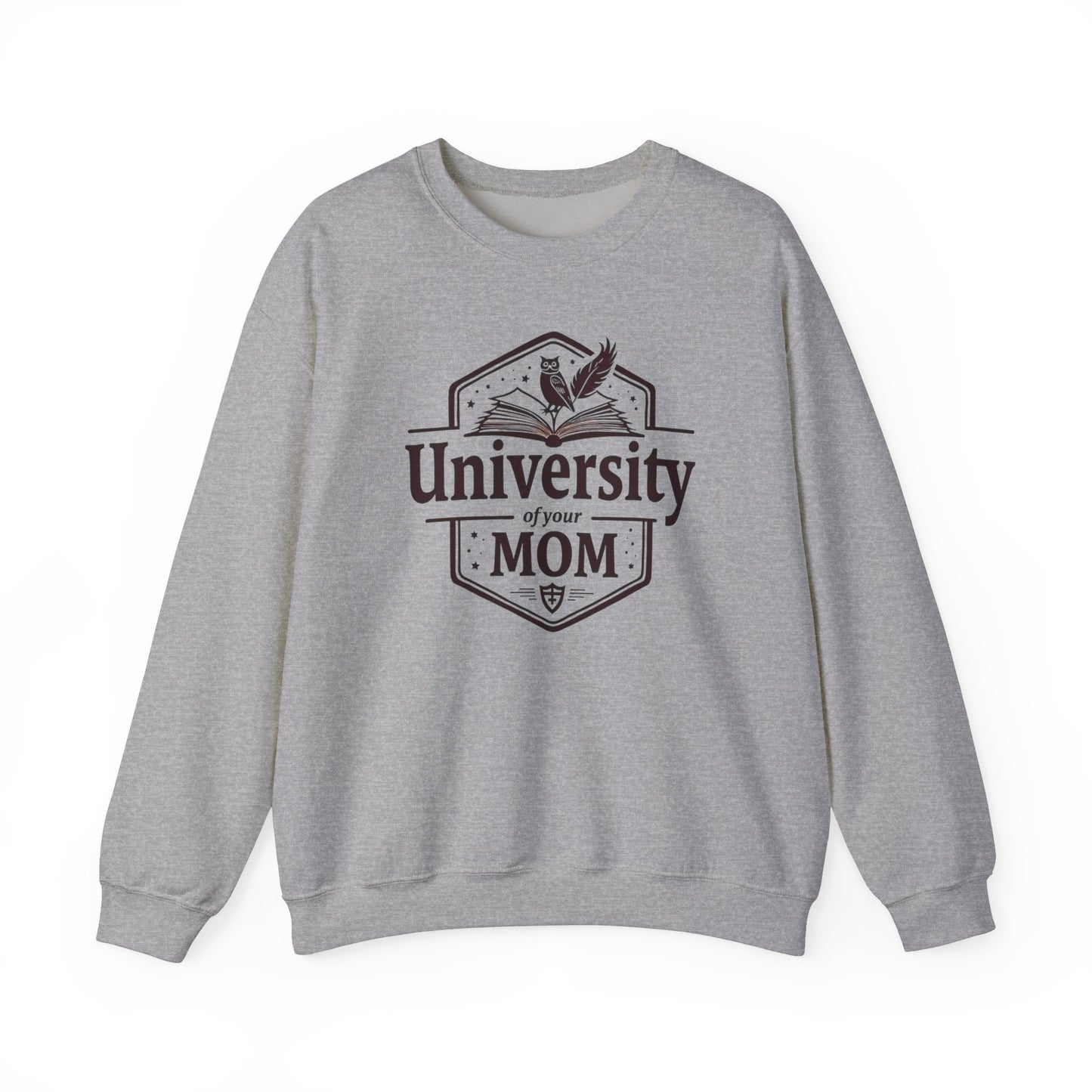 University of Your Mom Sweatshirt, College Crewneck Jumper, Funny Mom Gift, Mother's Day Apparel, Mom's Birthday Present, Parent Humor Top