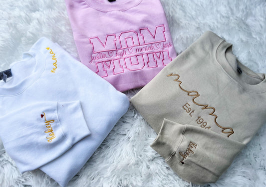 Personalized Mama Sweatshirt