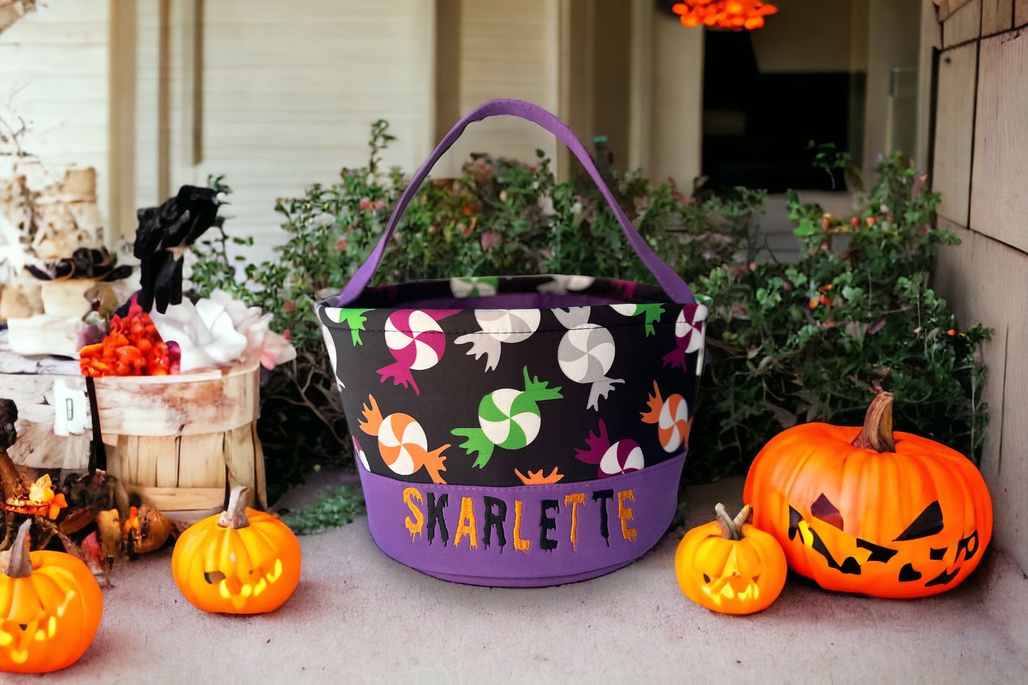 Personalized Halloween Bucket